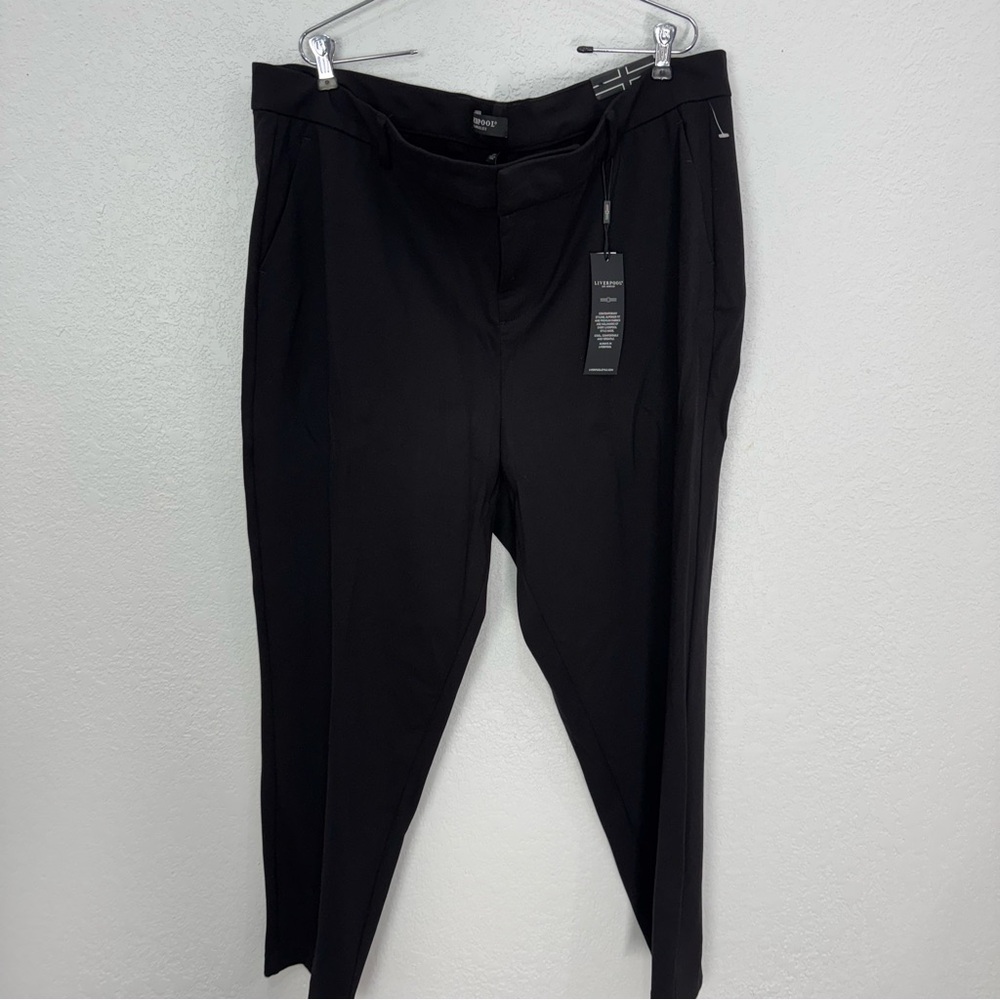 Liverpool black knit dress pants Kelsey trouser Black Pants women size 22W
